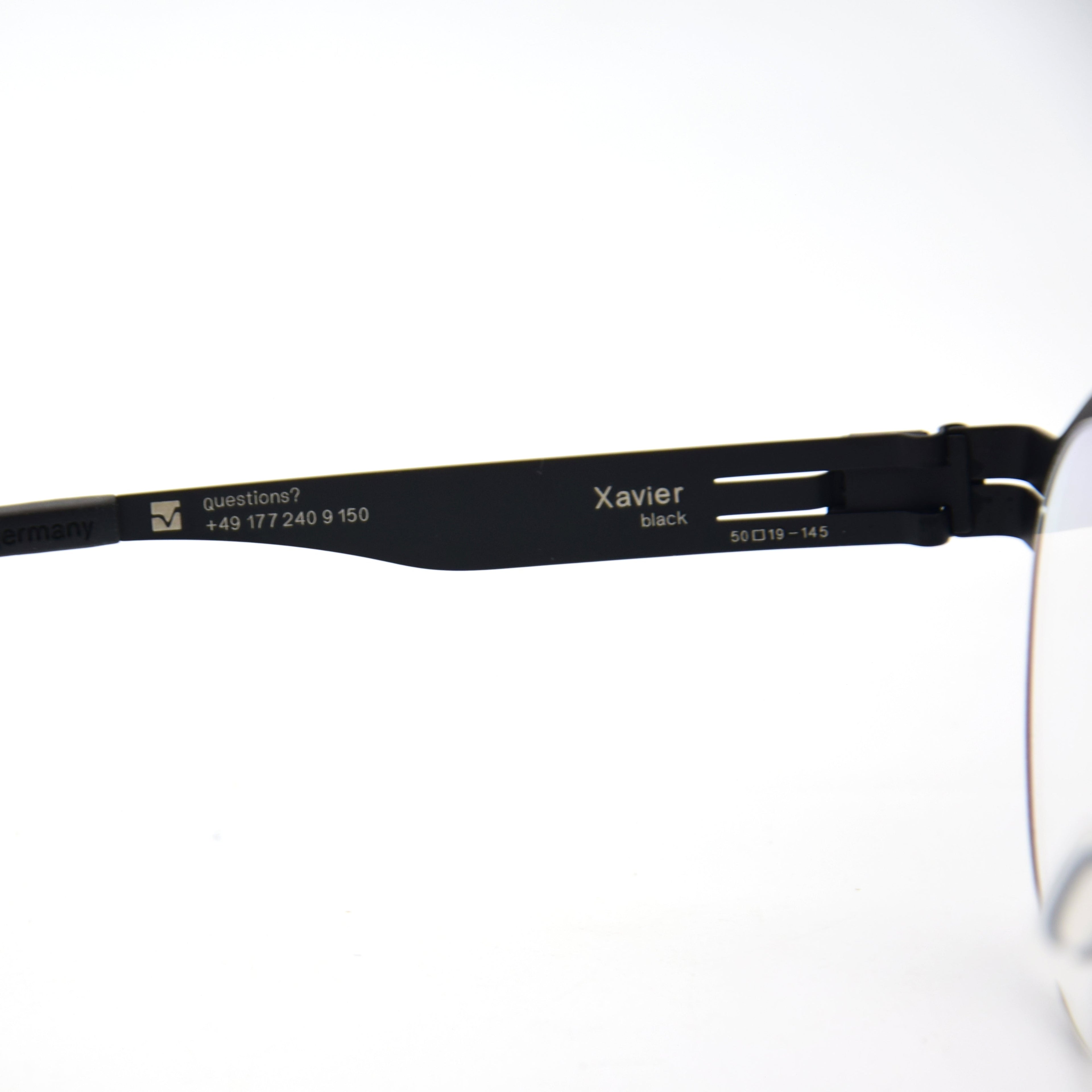IC! BERLIN XAVIER BLACK( TITANIUM )- Made In Germany