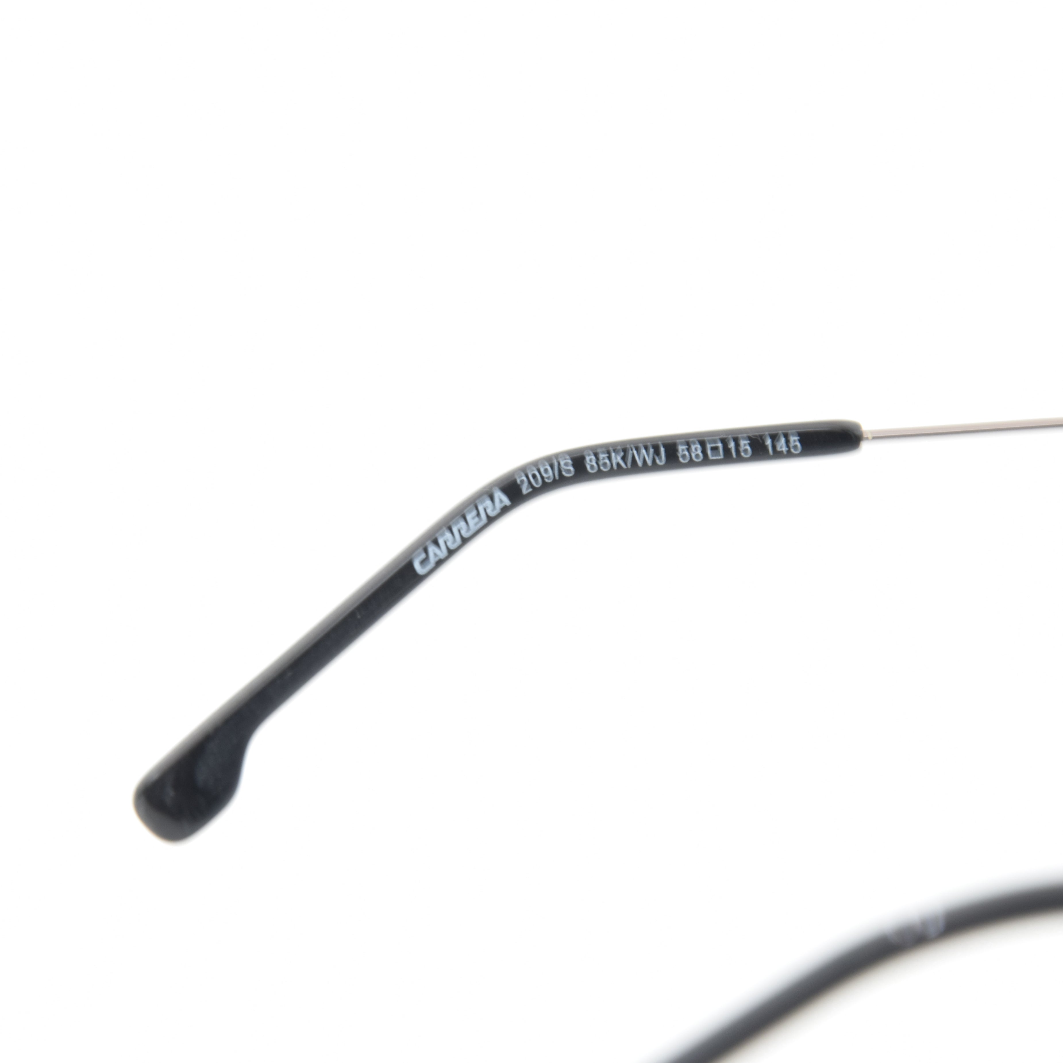 SOLAIRE : CARRERA 209/S SILVER/NOIR
