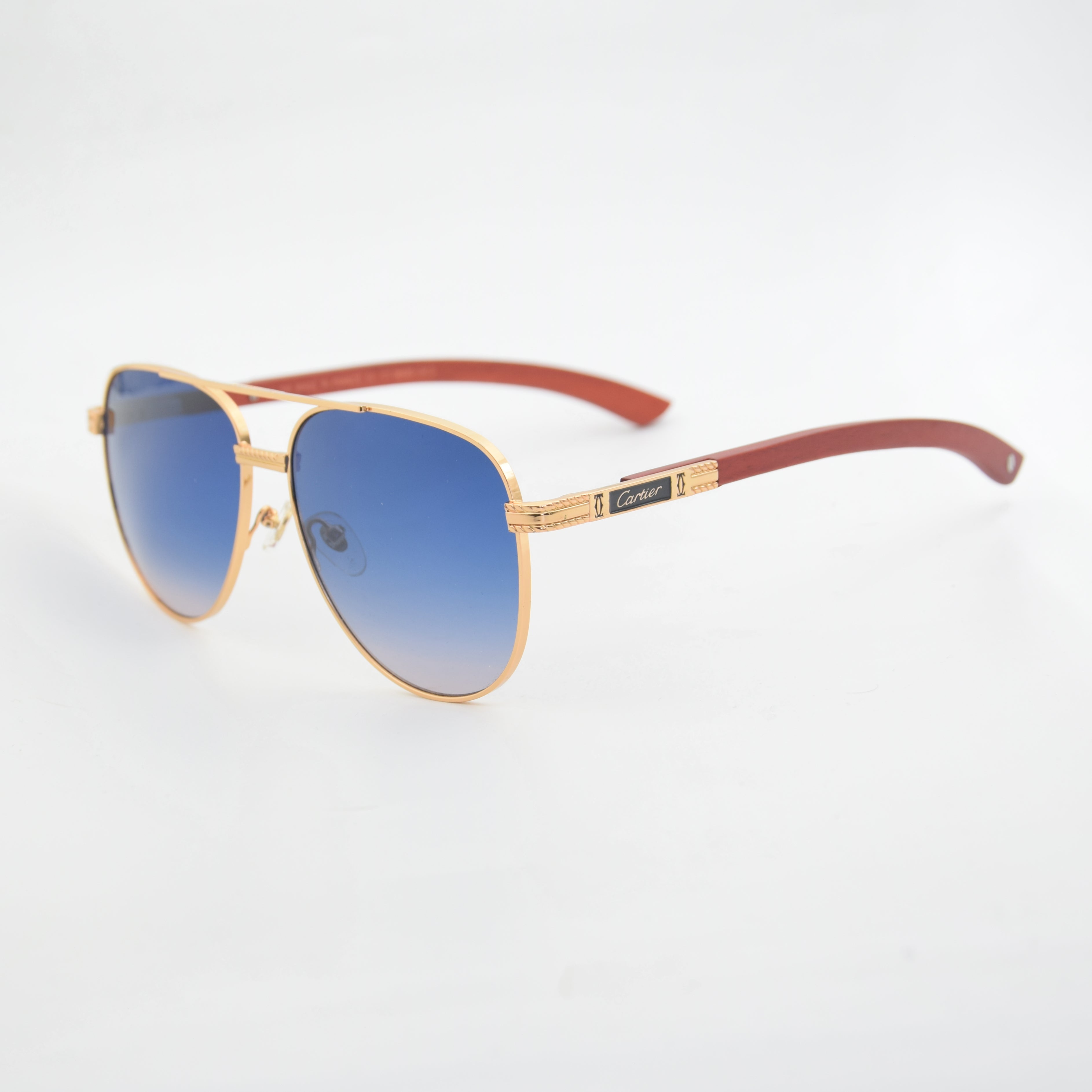 SOLAIRE :CARTIER CT0858S CAT.3 BLEU SANTOS-DUMONT