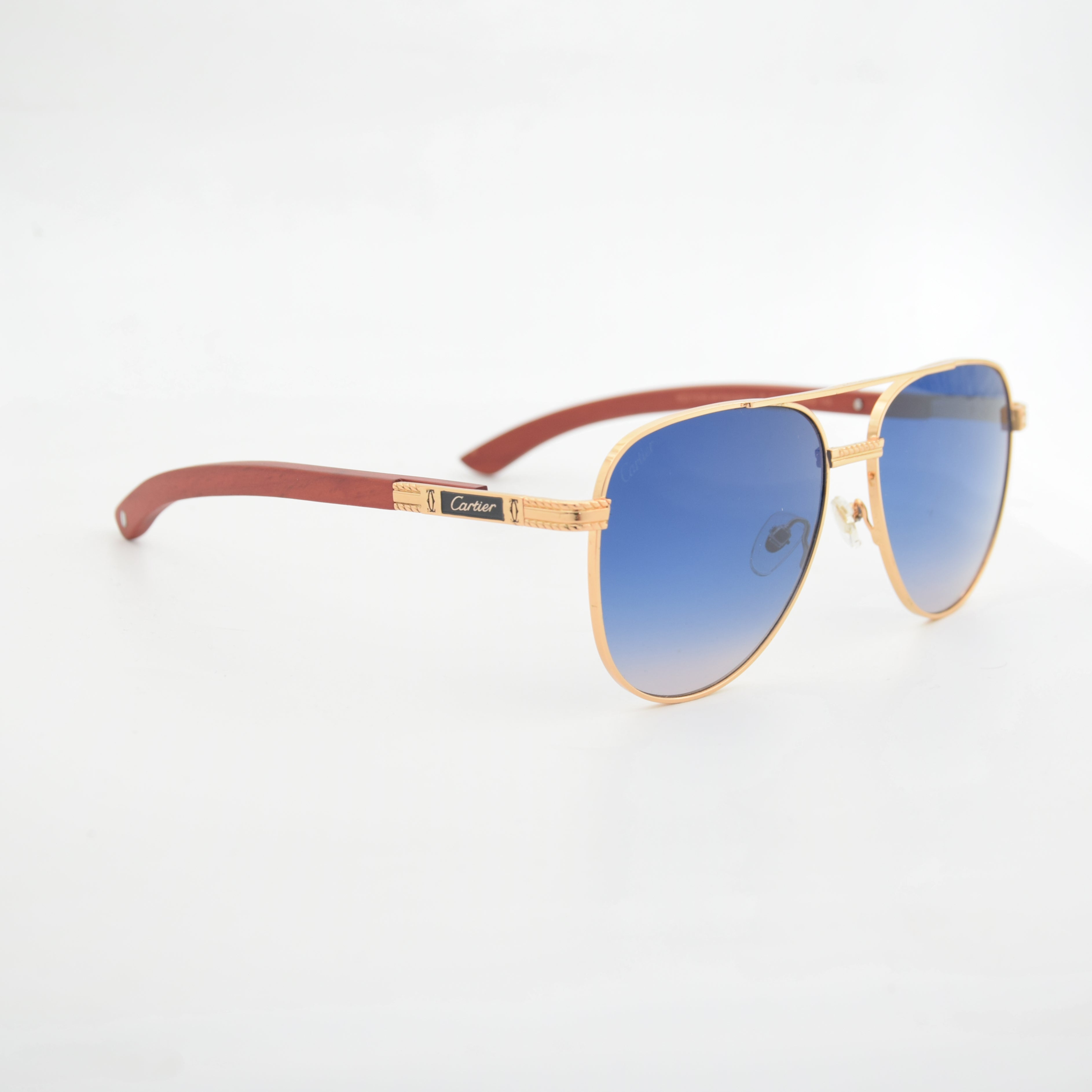 SOLAIRE :CARTIER CT0858S CAT.3 BLEU SANTOS-DUMONT
