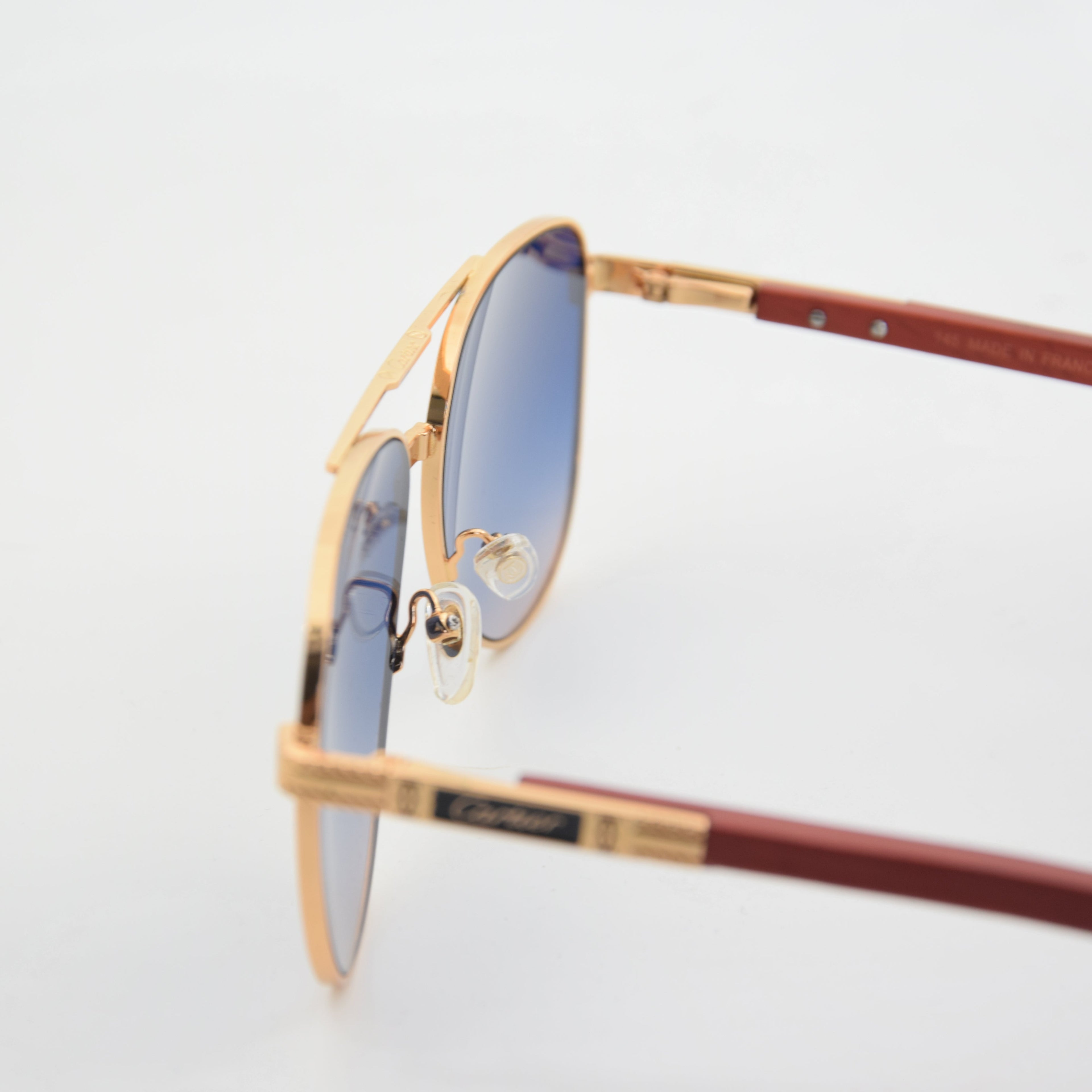 SOLAIRE :CARTIER CT0858S CAT.3 BLEU SANTOS-DUMONT