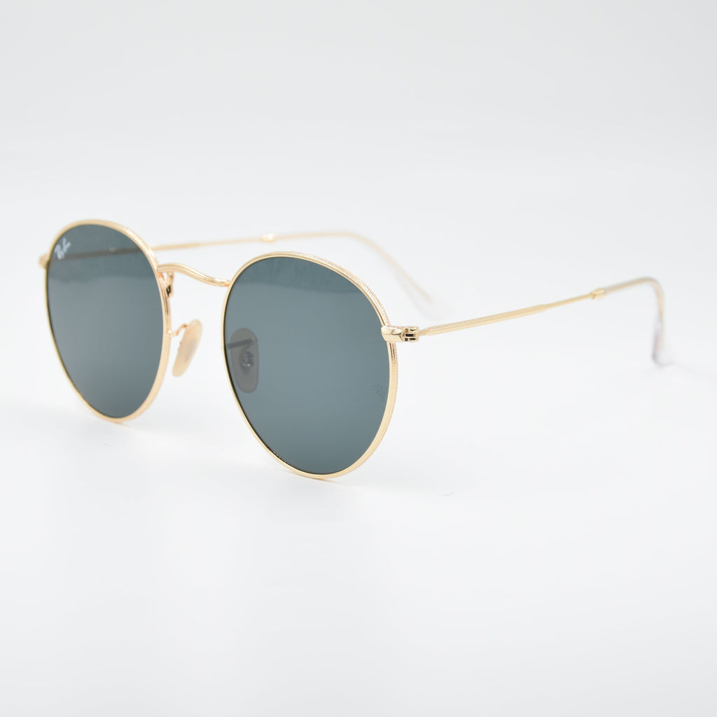 SOLAIRE :RAY-BAN RB3447 ROUND METAL 001/62