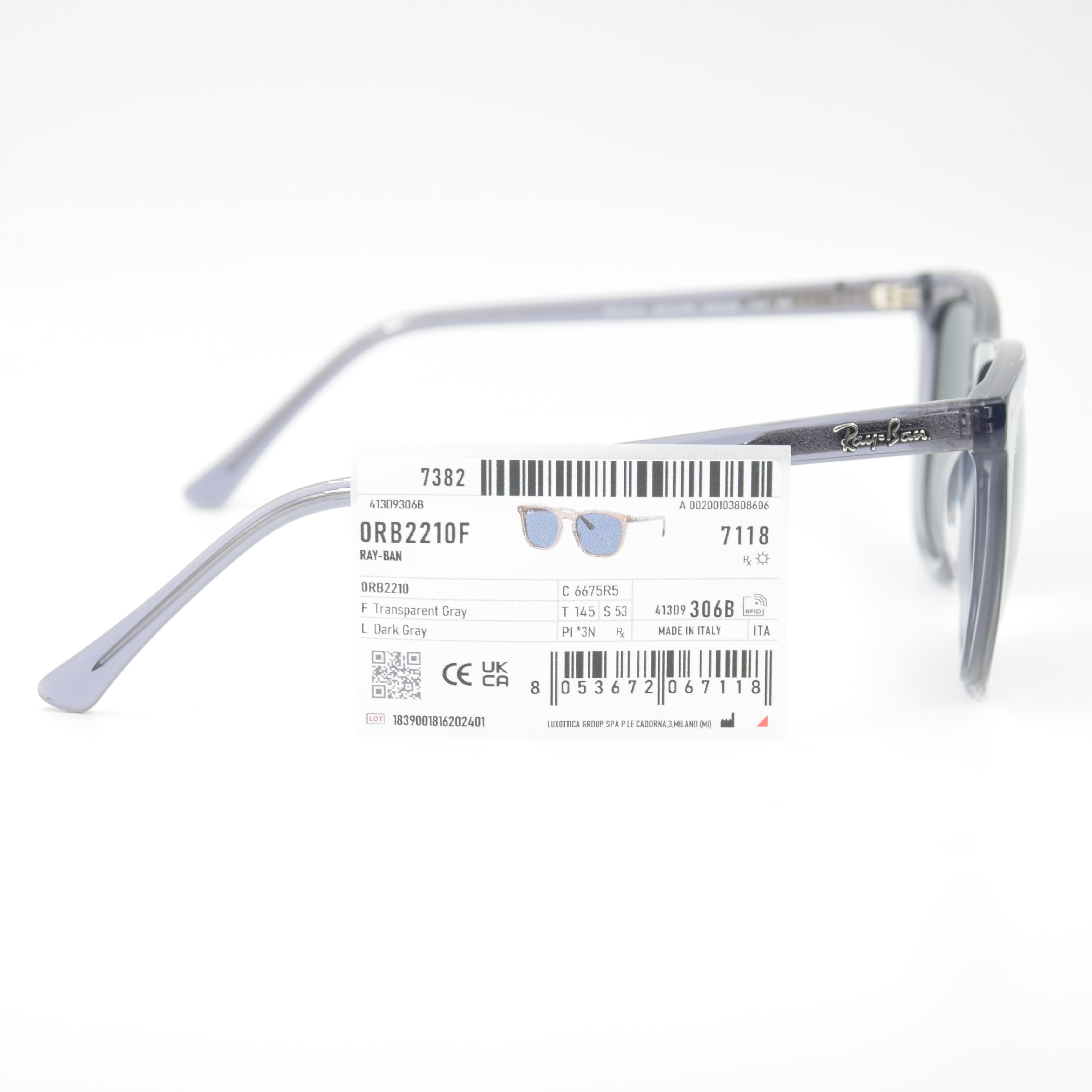 SOLAIRE :RAY-BAN RB2210 6675/R5