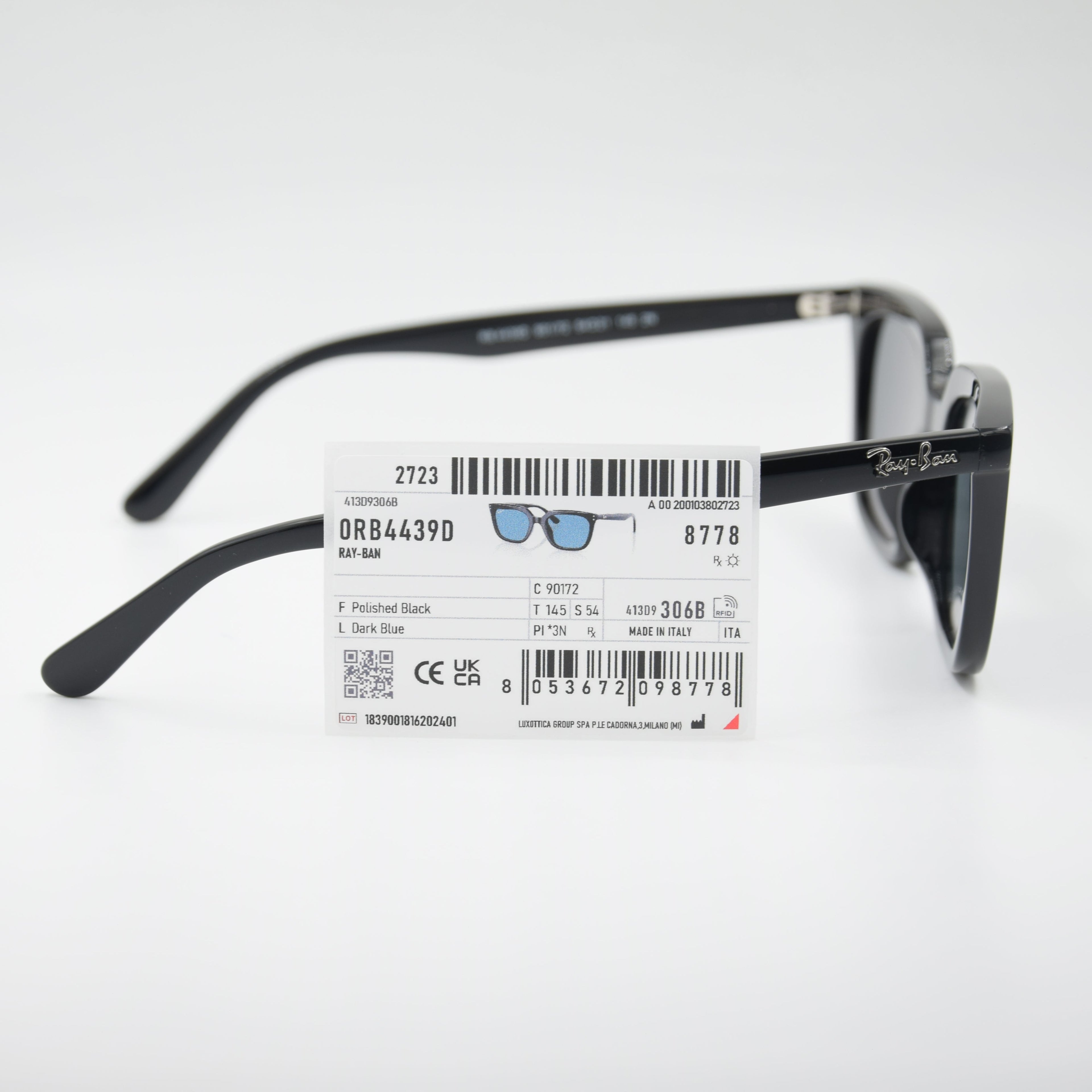 SOLAIRE :RAY-BAN RB4439D 901/72