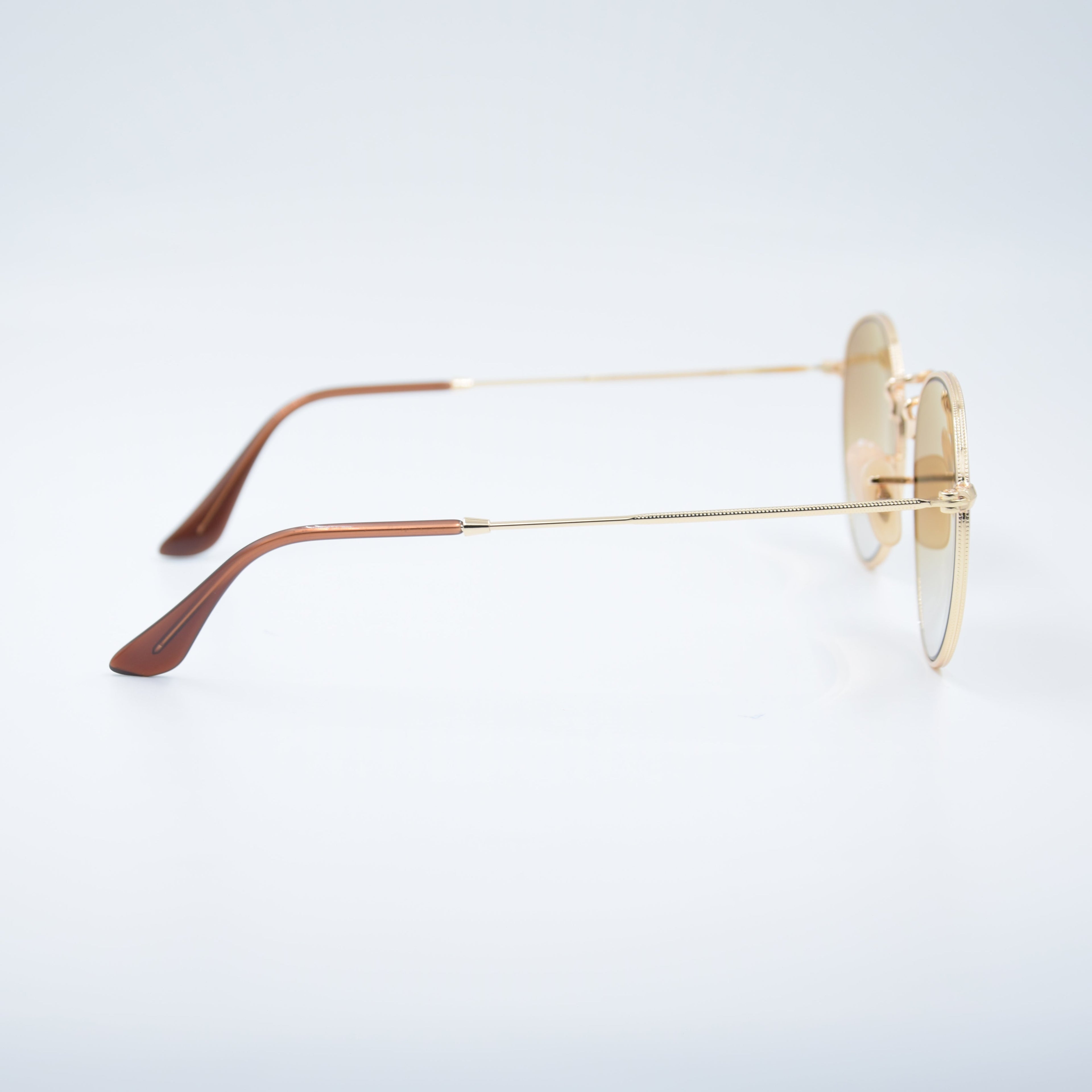 SOLAIRE :RAY-BAN RB3447 ROUND METAL 001/51